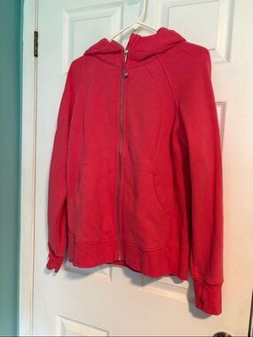 lululemon athletica Pink Zip-Up Hoodie Sweater